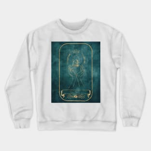 Tarot Card- Art Nouveau- Witchy Art Crewneck Sweatshirt